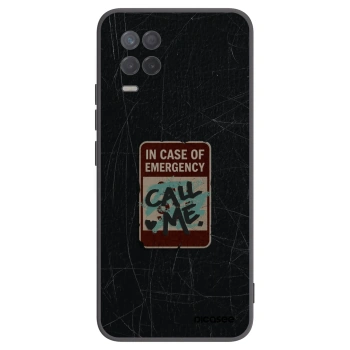 Picasee Realme 8 5G Hülle - Schwarzes Silikon - EMERGENCY