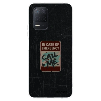 Picasee Realme 8 5G Hülle - Transparentes Silikon - EMERGENCY