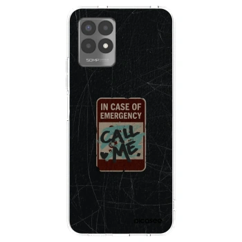 Picasee Realme 8i Hülle - Transparentes Silikon - EMERGENCY