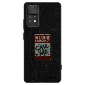 Picasee Xiaomi Redmi Note 11 Pro 5G Hülle - Schwarzes Silikon - EMERGENCY
