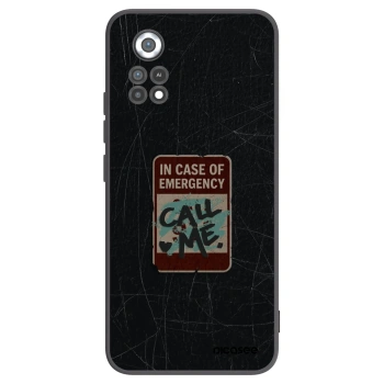 Picasee Xiaomi Poco X4 Pro 5G Hülle - Schwarzes Silikon - EMERGENCY
