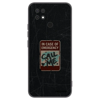 Picasee Xiaomi Redmi 10C Hülle - Schwarzes Silikon - EMERGENCY