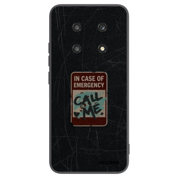 Picasee Honor Magic4 Lite 5G Hülle - Schwarzes Silikon - EMERGENCY