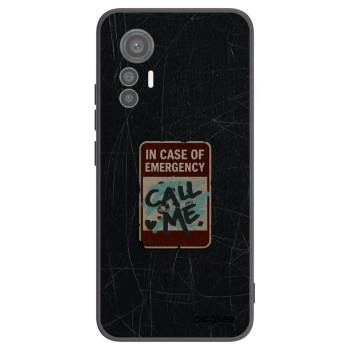 Picasee Xiaomi 12 Lite Hülle - Schwarzes Silikon - EMERGENCY