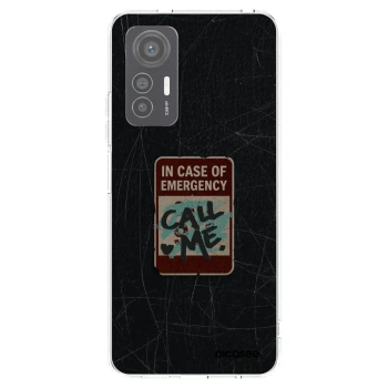 Picasee Xiaomi 12 Lite Hülle - Transparentes Silikon - EMERGENCY