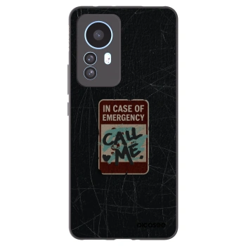 Picasee Xiaomi 12T Hülle - Schwarzes Silikon - EMERGENCY