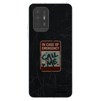 Picasee OPPO A94 5G Hülle - Transparentes Silikon - EMERGENCY