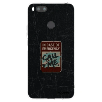 Picasee Xiaomi Redmi A1 Hülle - Transparentes Silikon - EMERGENCY