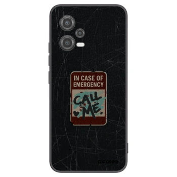 Picasee Xiaomi Poco X5 Hülle - Schwarzes Silikon - EMERGENCY