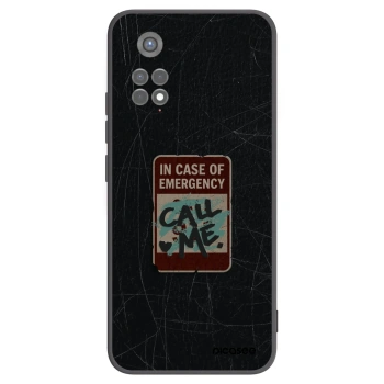 Picasee Xiaomi Redmi Note 11S 5G Hülle - Schwarzes Silikon - EMERGENCY