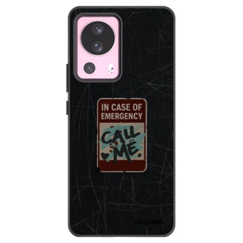 Picasee Xiaomi 13 Lite Hülle - Schwarzes Silikon - EMERGENCY