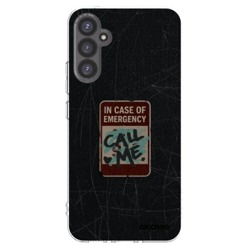 Picasee Samsung Galaxy A34 5G A346B Hülle - Transparentes Silikon - EMERGENCY