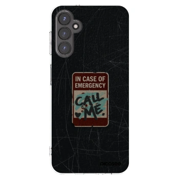 Picasee Samsung Galaxy A14 5G A146P Hülle - Transparentes Silikon - EMERGENCY