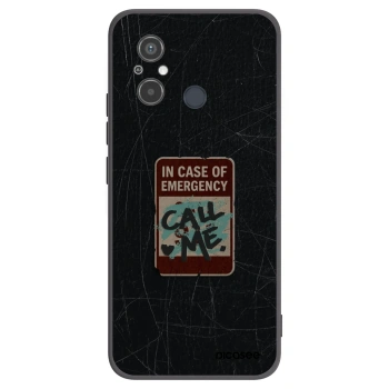 Picasee Xiaomi Redmi 12C Hülle - Schwarzes Silikon - EMERGENCY
