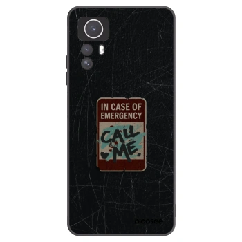 Picasee Xiaomi Redmi Note 12S Hülle - Schwarzes Silikon - EMERGENCY