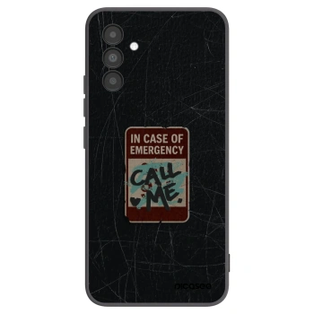 Picasee Samsung Galaxy A04s A047F Hülle - Schwarzes Silikon - EMERGENCY