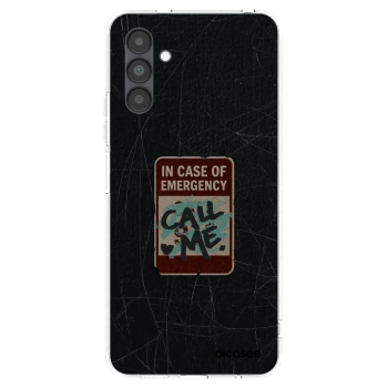 Picasee Samsung Galaxy A04s A047F Hülle - Transparentes Silikon - EMERGENCY
