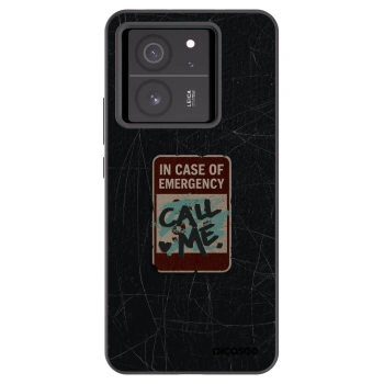 Picasee Xiaomi 13T Hülle - Schwarzes Silikon - EMERGENCY