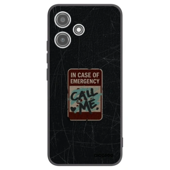 Picasee Xiaomi Redmi 12 5G Hülle - Schwarzes Silikon - EMERGENCY