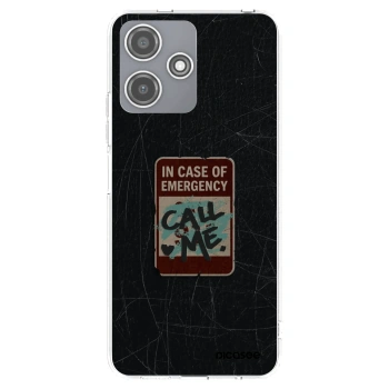 Picasee Xiaomi Redmi 12 5G Hülle - Transparentes Silikon - EMERGENCY