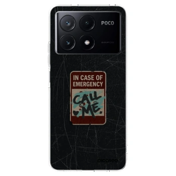 Picasee Xiaomi Poco X6 Pro Hülle - Transparentes Silikon - EMERGENCY