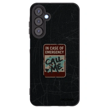 Picasee Samsung Galaxy A25 A256B 5G Hülle - Schwarzes Silikon - EMERGENCY