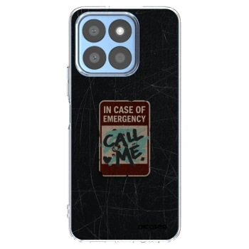 Picasee Honor X8b Hülle - Transparentes Silikon - EMERGENCY