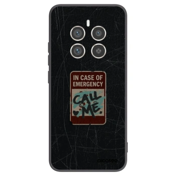 Picasee Realme 12 Pro 5G Hülle - Schwarzes Silikon - EMERGENCY
