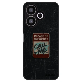 Picasee Xiaomi Redmi 13 4G Hülle - Schwarzes Silikon - EMERGENCY