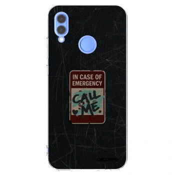 Picasee Honor 10 Lite Hülle - Transparentes Silikon - EMERGENCY