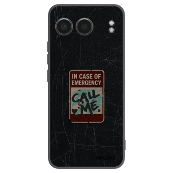 Picasee OnePlus Nord 4 Hülle - Schwarzes Silikon - EMERGENCY