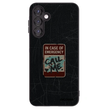 Picasee Samsung Galaxy A16 5G Hülle - Schwarzes Silikon - EMERGENCY
