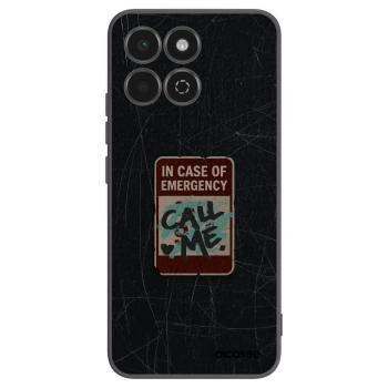 Picasee Honor 200 Smart 5G Hülle - Schwarzes Silikon - EMERGENCY