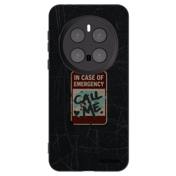Picasee Honor Magic7 Pro 5G Hülle - Schwarzes Silikon - EMERGENCY