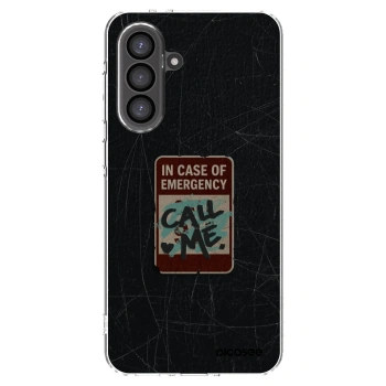 Picasee Samsung Galaxy A56 5G A566B Hülle - Transparentes Silikon - EMERGENCY