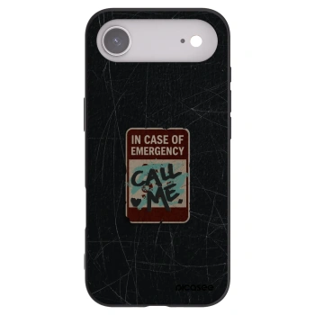 Picasee Apple iPhone Air Hülle - Schwarzes Silikon - EMERGENCY