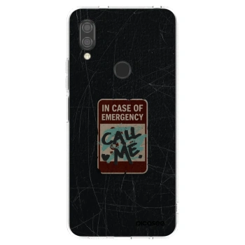 Picasee Xiaomi Redmi 7 Hülle - Transparentes Silikon - EMERGENCY