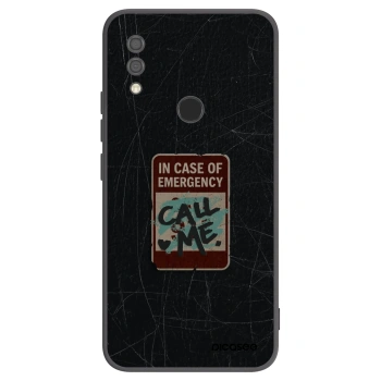 Picasee Xiaomi Redmi 7 Hülle - Schwarzes Silikon - EMERGENCY