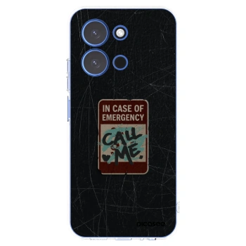 Picasee Xiaomi Redmi 15C 4G Hülle - Transparentes Silikon - EMERGENCY
