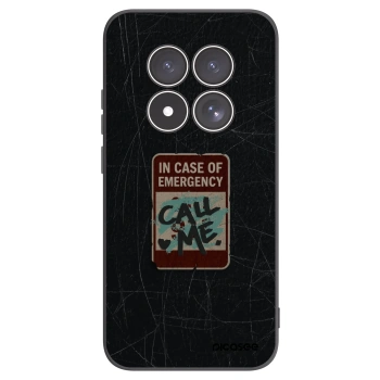 Picasee Xiaomi Redmi Note 15 Pro 4G Hülle - Schwarzes Silikon - EMERGENCY