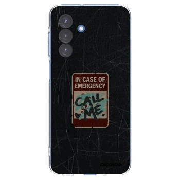 Picasee Samsung Galaxy A17 5G Hülle - Transparentes Silikon - EMERGENCY