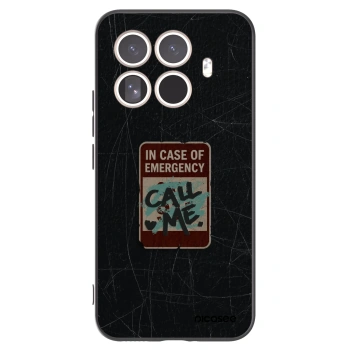 Picasee Xiaomi 15T Pro Hülle - Schwarzes Silikon - EMERGENCY