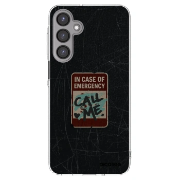 Picasee Samsung Galaxy A16 4G Hülle - Transparentes Silikon - EMERGENCY