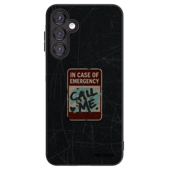 Picasee Samsung Galaxy A16 4G Hülle - Schwarzes Silikon - EMERGENCY
