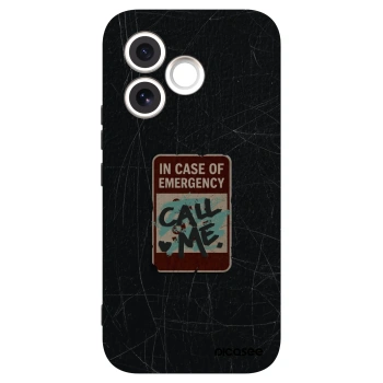 Picasee Honor 600 Lite Hülle - Schwarzes Silikon - EMERGENCY