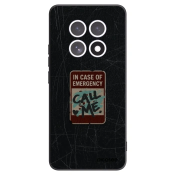 Picasee Xiaomi Redmi Note 15 5G Hülle - Schwarzes Silikon - EMERGENCY