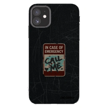 Picasee Apple iPhone 11 Hülle - Transparentes Silikon - EMERGENCY