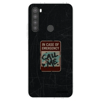 Picasee Xiaomi Redmi Note 8 Hülle - Transparentes Silikon - EMERGENCY