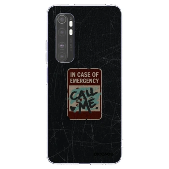 Picasee Xiaomi Mi Note 10 Lite Hülle - Transparentes Silikon - EMERGENCY