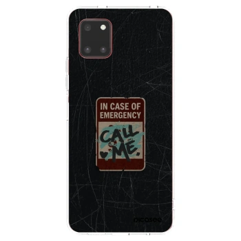 Picasee Samsung Galaxy Note 10 Lite N770F Hülle - Transparentes Silikon - EMERGENCY